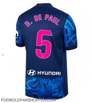 Atletico Madrid Rodrigo De Paul #5 Tredjetrøje 2024-25 Kortærmet